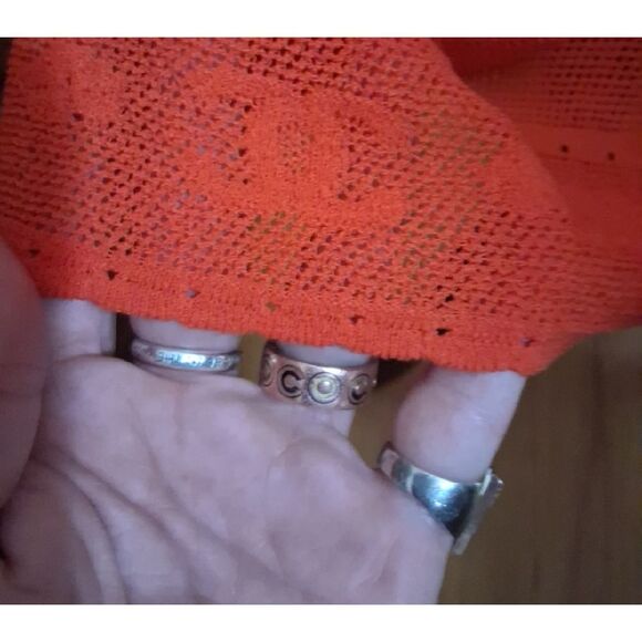 Authentic Chanel Stretchy Orange Skirt Size Small/medium - Picture 4 of 10